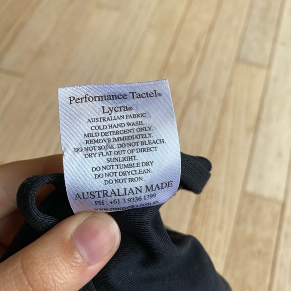 Free w/ Purchase Energetics Black Strappy Back Bodysuit - Picture 5 of 5